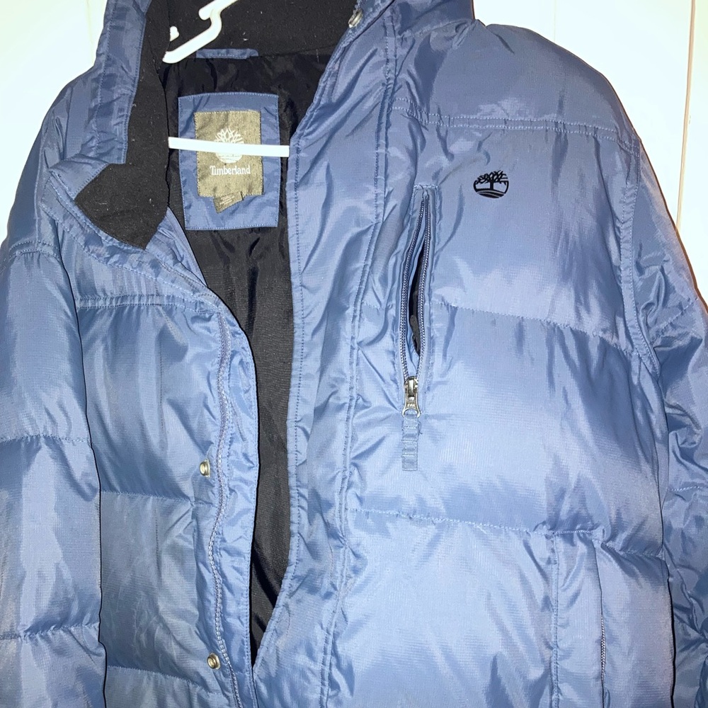Blue Timberland Coat